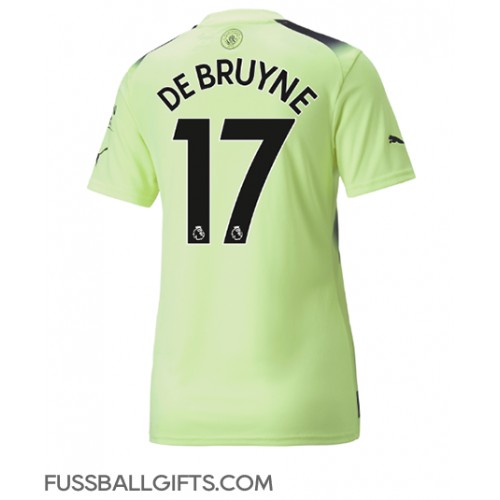 Manchester City Kevin De Bruyne #17 Fußballbekleidung 3rd trikot Damen 2022-23 Kurzarm